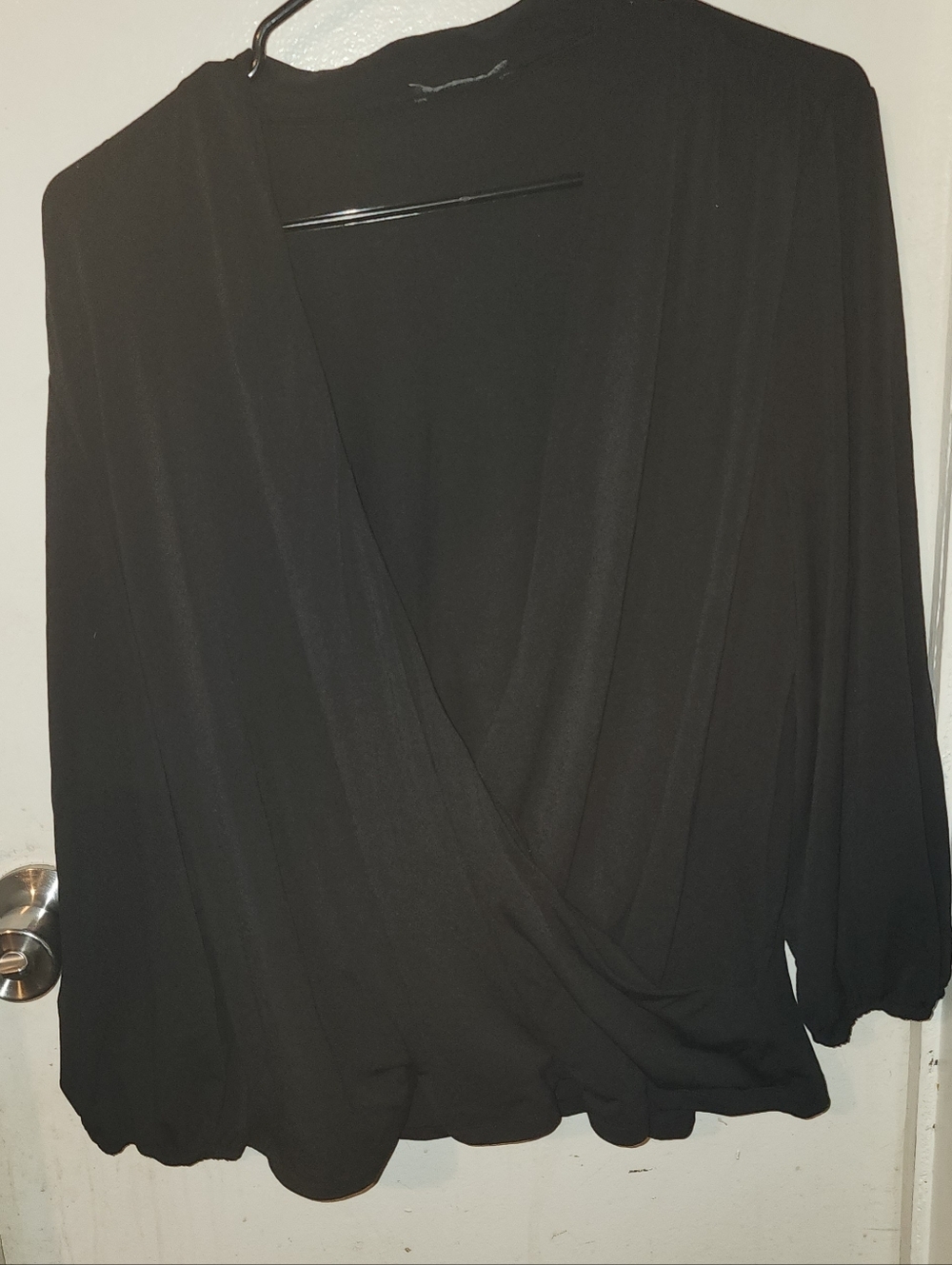 Adrianna Papell Black Evening Top